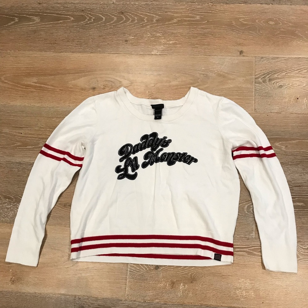 Harley Quinn Daddy’s Little Monster sweater!!